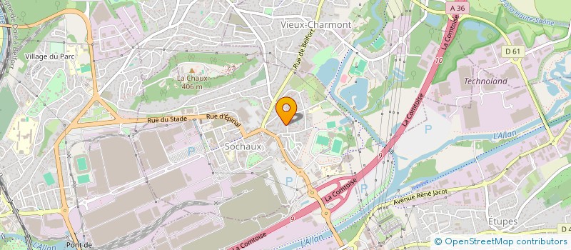 localisation de l'entreprise 500 882 352   SOCHAUX