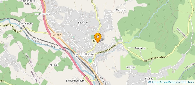 localisation de l'entreprise 500 953 864   LA FOUILLOUSE