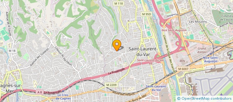 localisation de l'entreprise 500 984 539 à CAGNES-SUR-MER