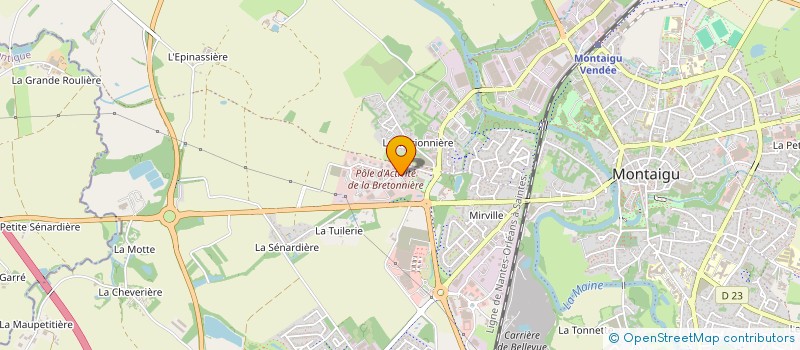localisation de l'entreprise 500 BOUFFERE MONTAIGU à MONTAIGU-VENDEE