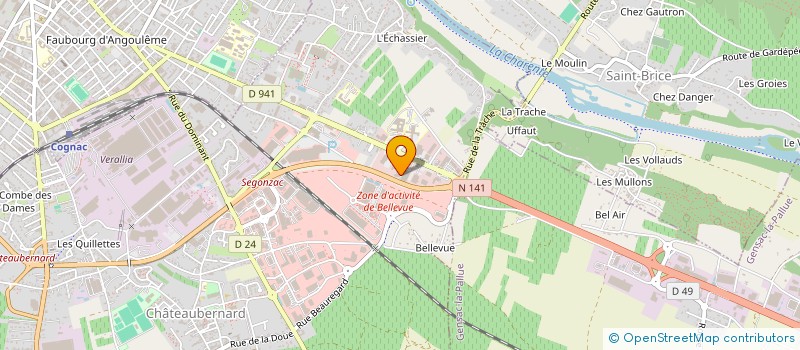 localisation de l'entreprise 500 CHATEAUBERNARD à CHATEAUBERNARD