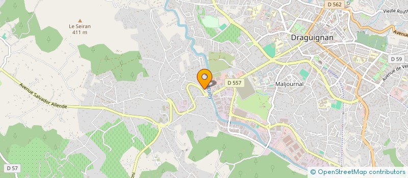 localisation de l'entreprise 500 DRAGUIGNAN à DRAGUIGNAN