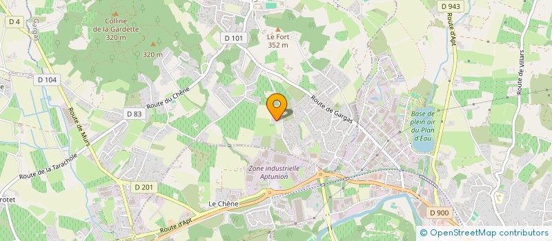 localisation de l'entreprise 500 GARGAS à GARGAS