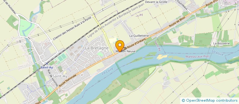 localisation de l'entreprise 500 MEUNG à MEUNG-SUR-LOIRE