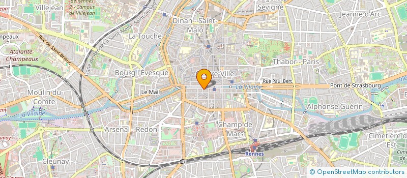 localisation de l'entreprise 500 RESTAURATION à RENNES