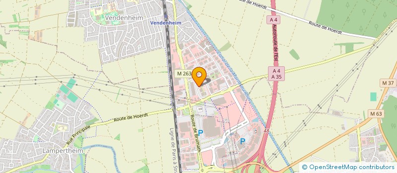 localisation de l'entreprise 500 VENDENHEIM à VENDENHEIM
