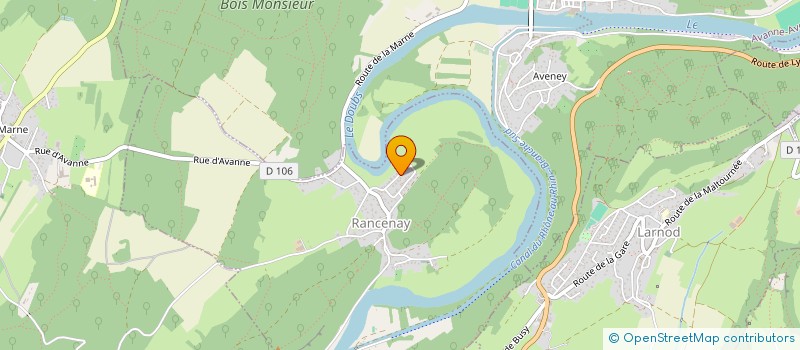 localisation de l'entreprise 501 064 885   RANCENAY