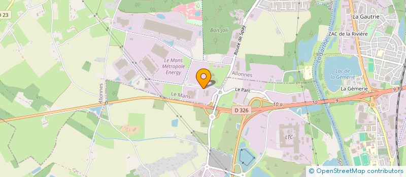 localisation de l'entreprise 501 066 203   ALLONNES