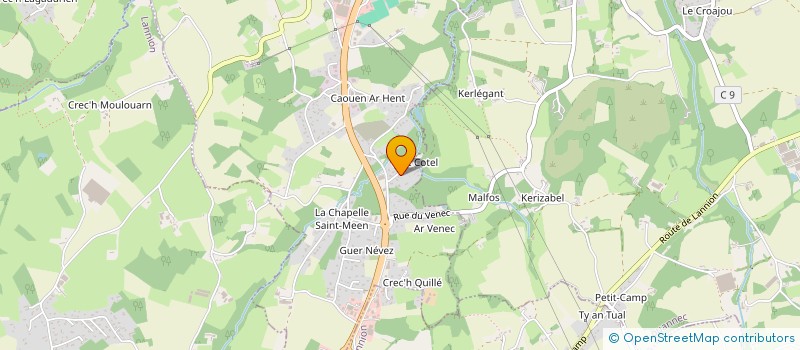 localisation de l'entreprise 501 080 865   TREBEURDEN