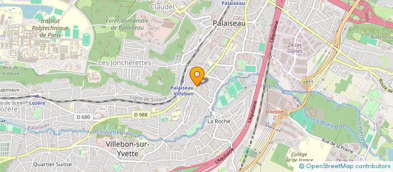 localisation de l'entreprise 501 087 209   PALAISEAU