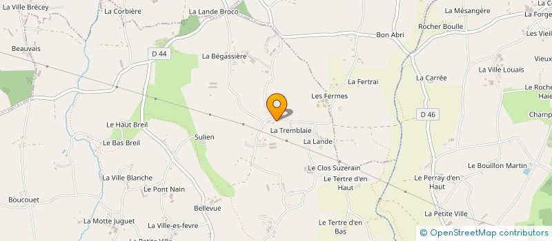 localisation de l'entreprise 501 110 878   TREBRY