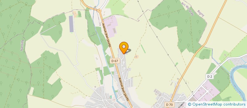 localisation de l'entreprise 501 123 673   ARC-LES-GRAY