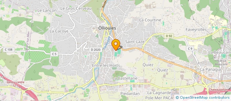 localisation de l'entreprise 501 163 547 à OLLIOULES