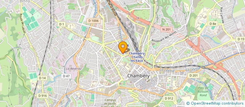localisation de l'entreprise 501 182 885 à CHAMBERY