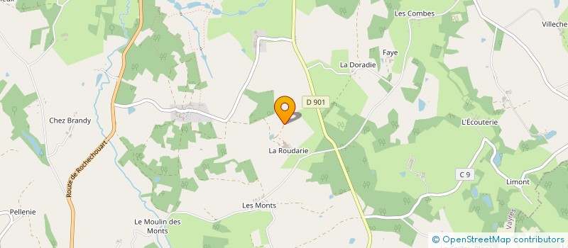 localisation de l'entreprise 501 257 513   ROCHECHOUART