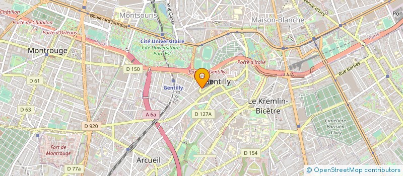 localisation de l'entreprise 501 366 454   GENTILLY