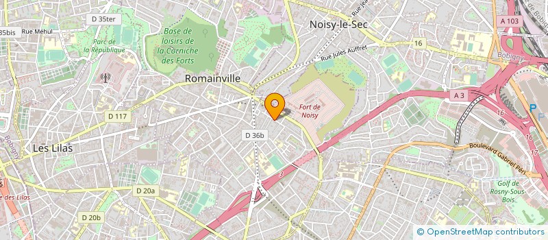 localisation de l'entreprise 501 410 161 à ROMAINVILLE