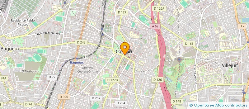 localisation de l'entreprise 501 416 051   ARCUEIL