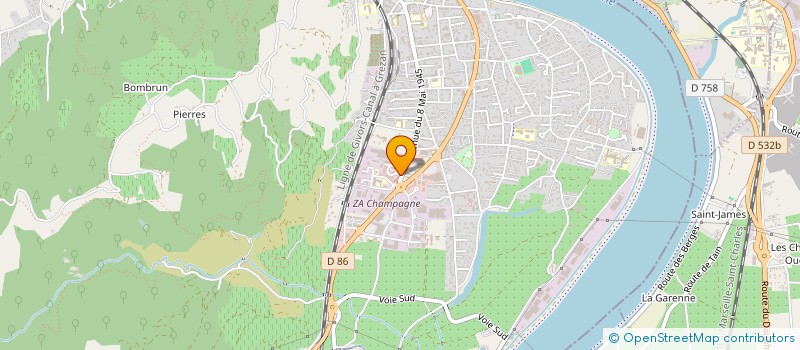 localisation de l'entreprise 501 438 477  à TOURNON-SUR-RHONE