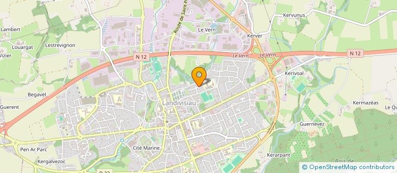 localisation de l'entreprise 501 466 031   LANDIVISIAU