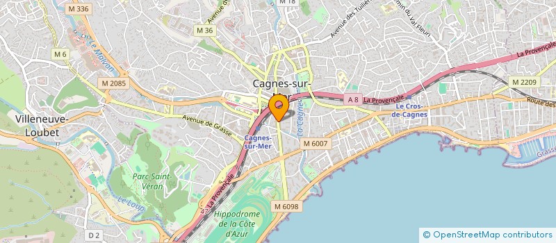 localisation de l'entreprise 501 556 682   GRASSE