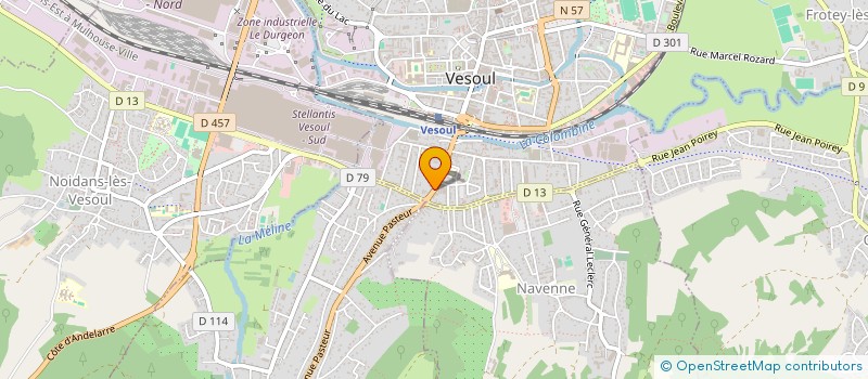 localisation de l'entreprise 501 556 724   NOIDANS-LES-VESOUL