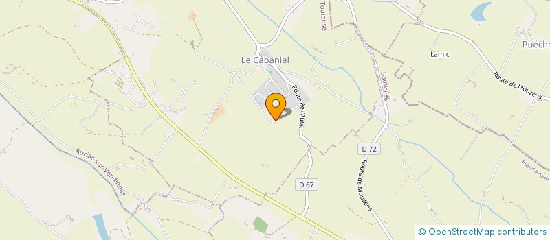 localisation de l'entreprise 501 560 940   LE CABANIAL