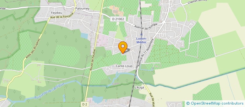 localisation de l'entreprise 501 562 342   LUDON-MEDOC