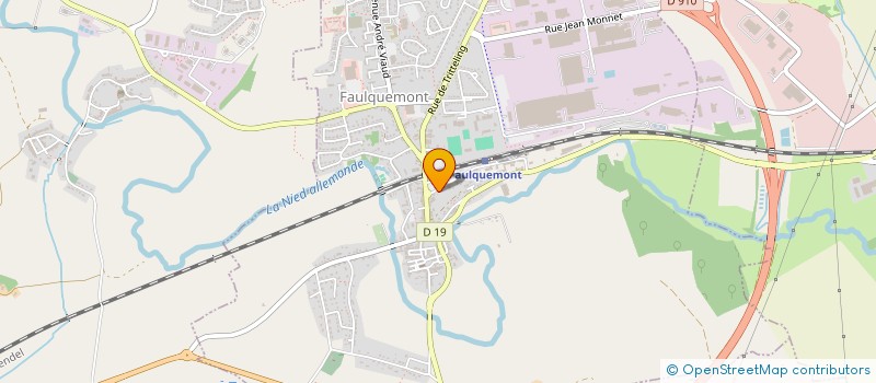 localisation de l'entreprise 501 630 156   FAULQUEMONT