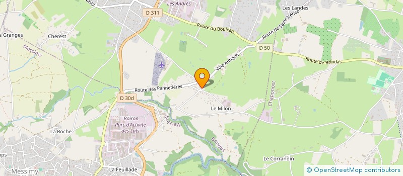 localisation de l'entreprise 501 665 772   BRINDAS