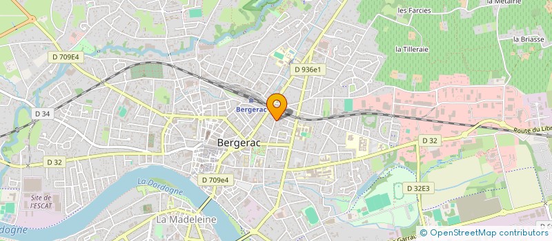 localisation de l'entreprise 501 670 566  à BERGERAC