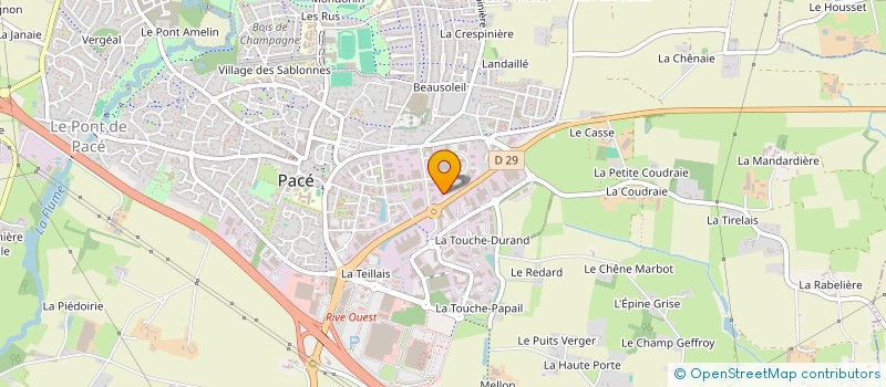 localisation de l'entreprise 501 694 277   PACE