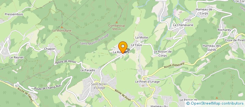 localisation de l'entreprise 501 694 988   SAINT-MARTIN-D'URIAGE