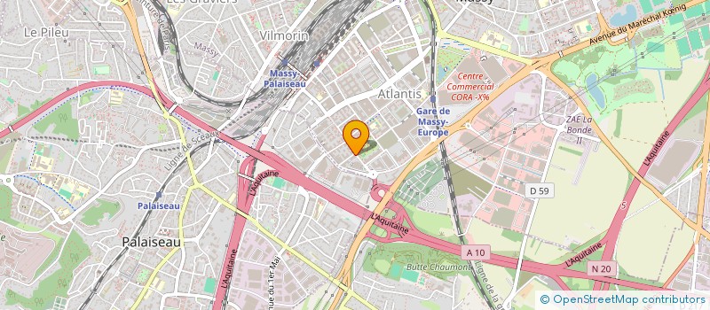 localisation de l'entreprise 501 712 749 à MASSY