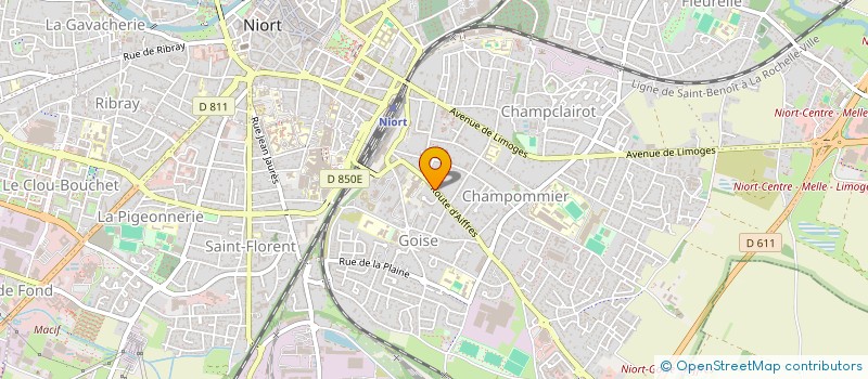 localisation de l'entreprise 501 731 020   QUIMPERLE