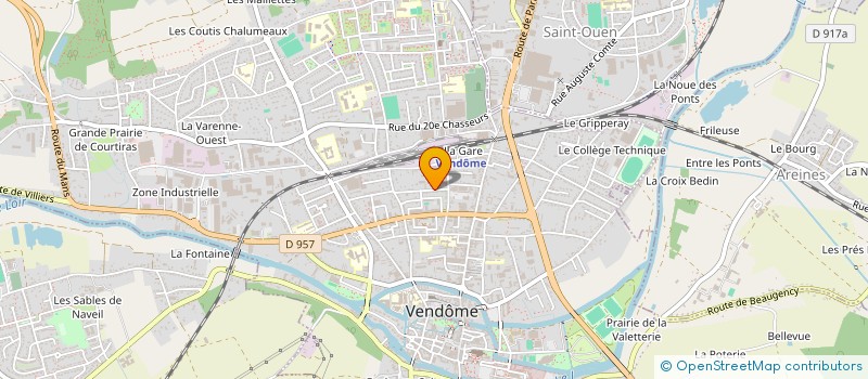 localisation de l'entreprise 501 772 552   VENDOME
