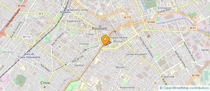 localisation de l'entreprise 501 774 996  à VILLENEUVE-D'ASCQ