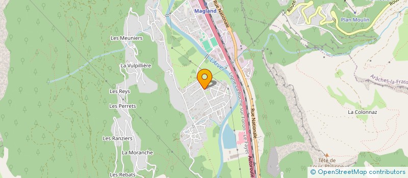 localisation de l'entreprise 501 777 452   EVIAN-LES-BAINS