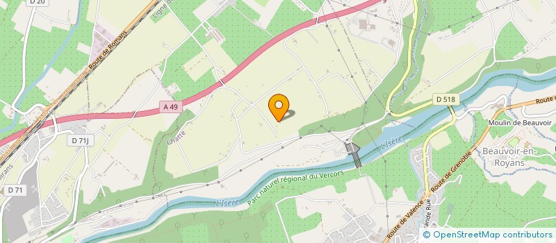 localisation de l'entreprise 501 790 299   CHATTE