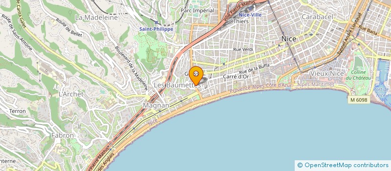 localisation de l'entreprise 501 805 105   NICE