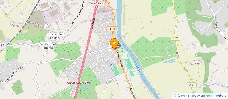 localisation de l'entreprise 501 834 881   MOLIERES