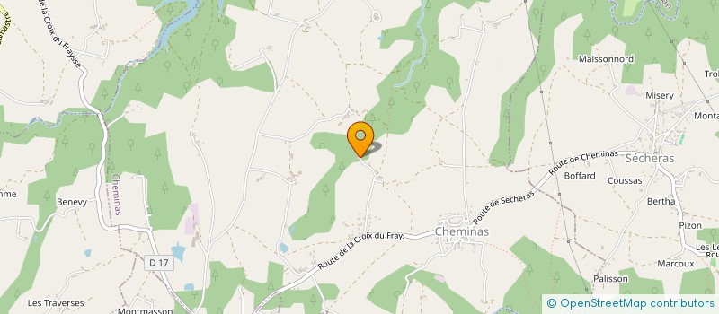 localisation de l'entreprise 501 839 401   CHEMINAS