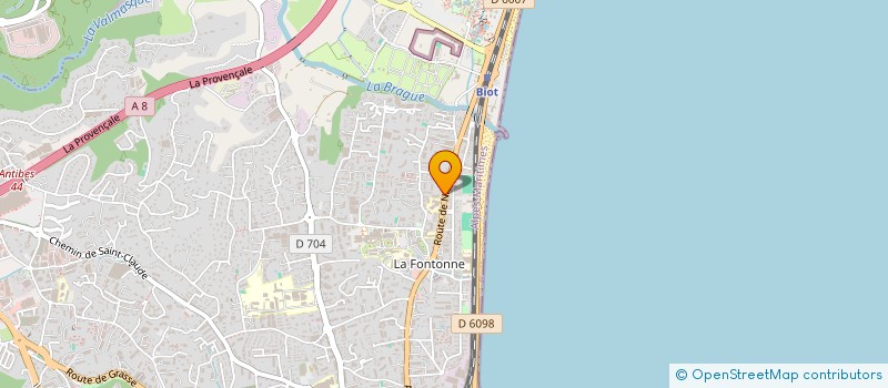 localisation de l'entreprise 501 à ANTIBES