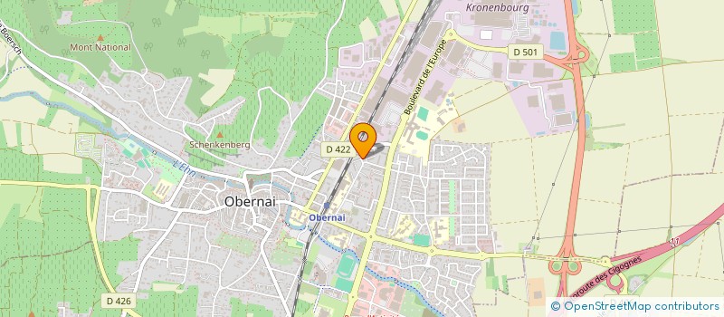 localisation de l'entreprise 501 871 115   OBERNAI