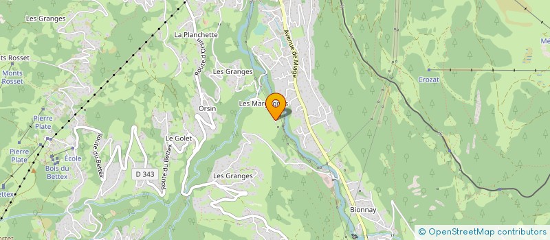 localisation de l'entreprise 501 876 254 à SAINT-GERVAIS-LES-BAINS