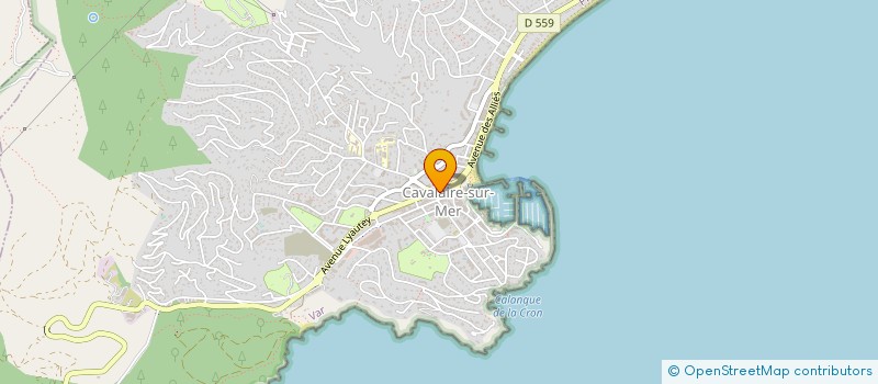localisation de l'entreprise 501 884 837  à CAVALAIRE-SUR-MER