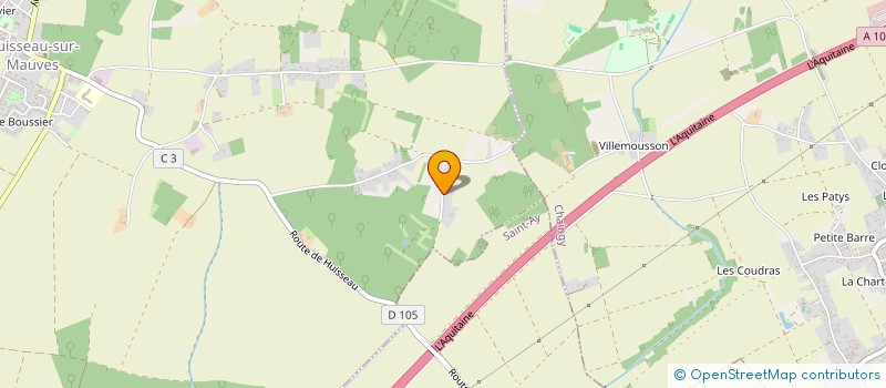 localisation de l'entreprise 501 897 722 à HUISSEAU-SUR-MAUVES