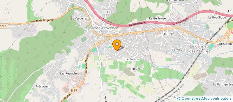 localisation de l'entreprise 501 946 099   LE LUC