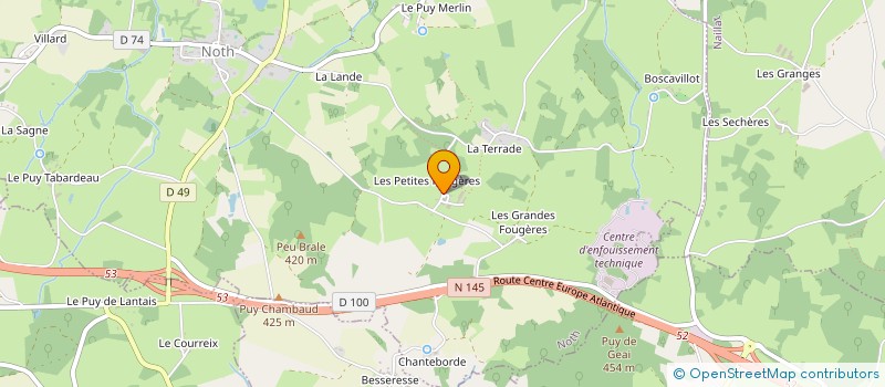 localisation de l'entreprise 501 954 515   NOTH