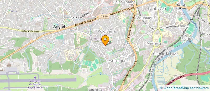 localisation de l'entreprise 501 965 586   ANGLET